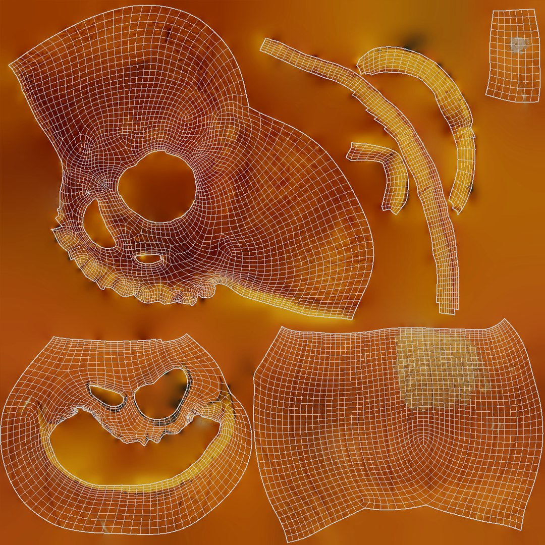 8k Jack-o-lattern 01 With 3 LODs 3D Model - TurboSquid 1811649