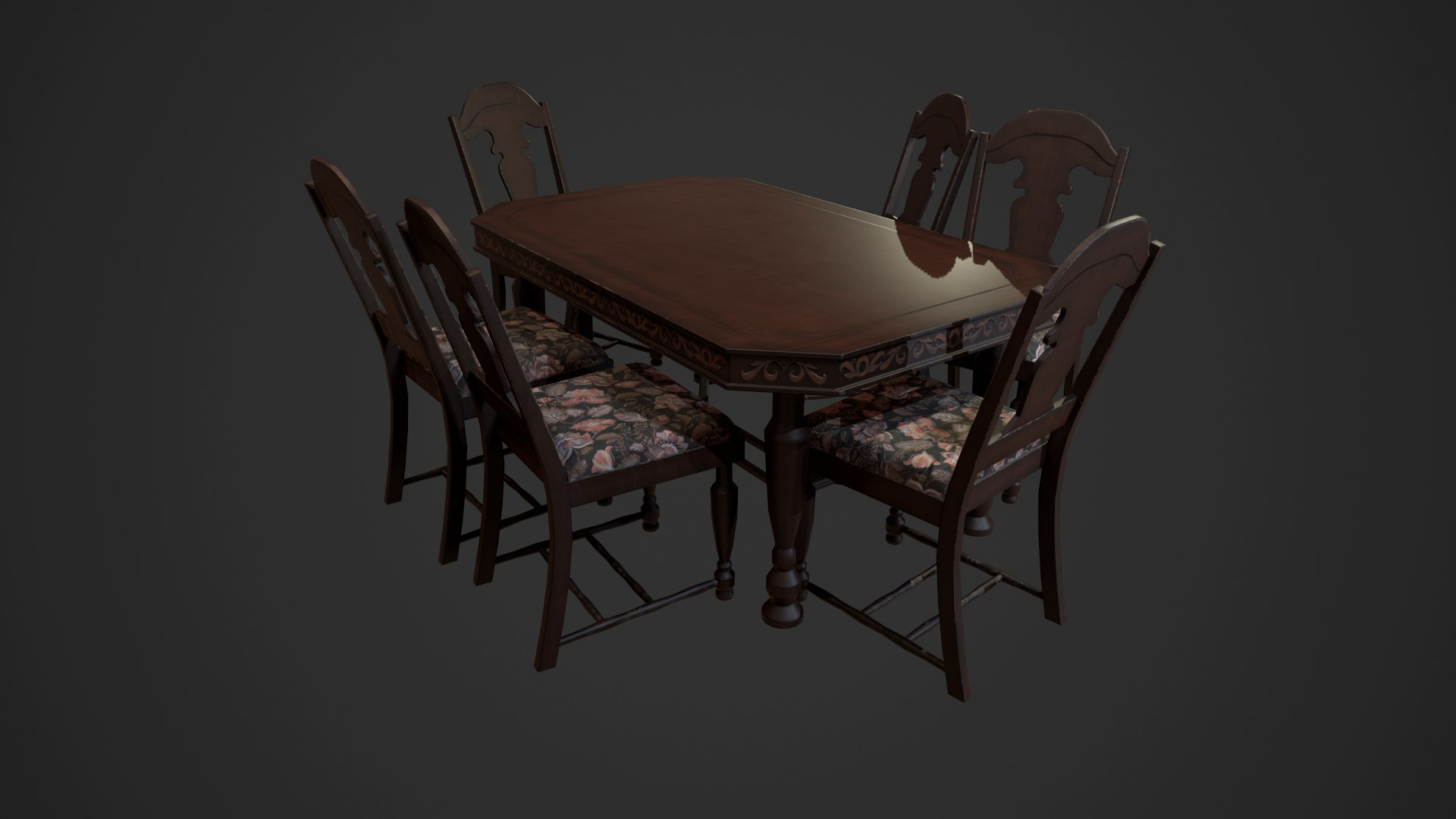 Table Chair Model - TurboSquid 1479243