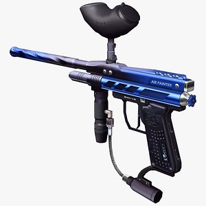 3d paintball gun model