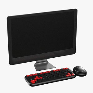 Wireless Pc Set Monitor Keyboard Mouse Gamer Version model