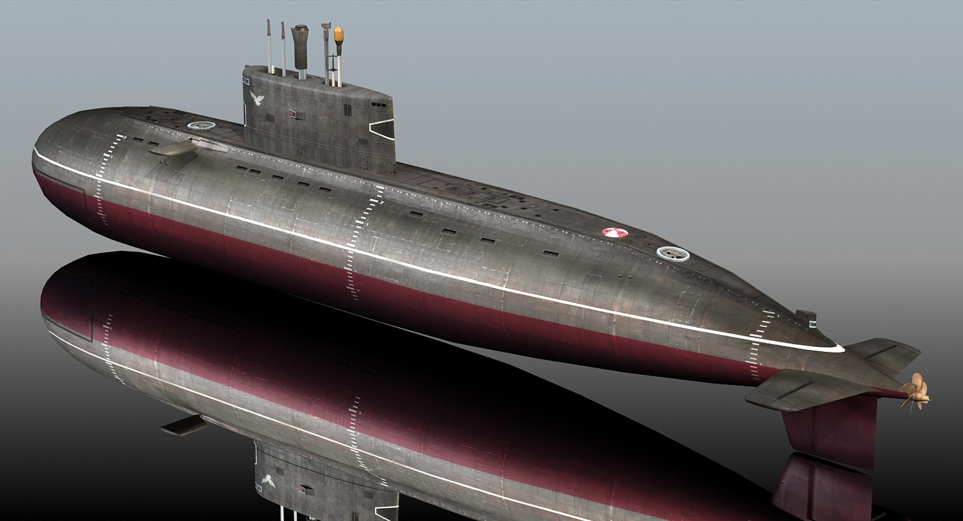 Russian Kilo Class Submarine 3D Model - TurboSquid 1158062