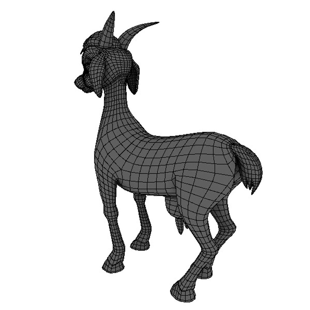 3d Rigged Goat