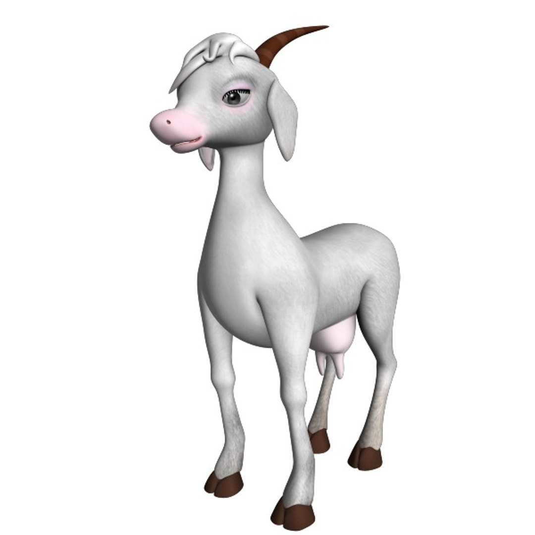 3d Rigged Goat