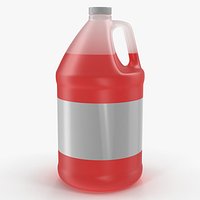 Plastic Red Juice Jug