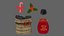YOU Been Naughty Items For Christmas Low-poly 3D model