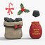 YOU Been Naughty Items For Christmas Low-poly 3D model