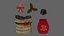 YOU Been Naughty Items For Christmas Low-poly 3D model