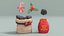 YOU Been Naughty Items For Christmas Low-poly 3D model