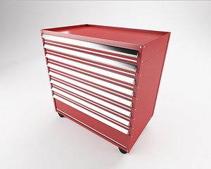tool trolley 3d 3ds