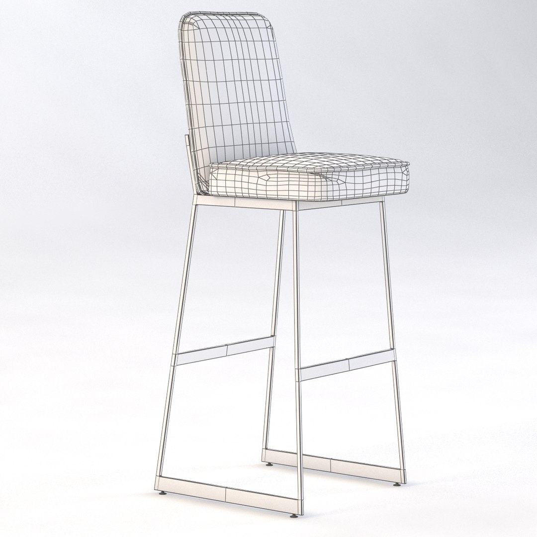 Stool bar realistic 3D - TurboSquid 1178838