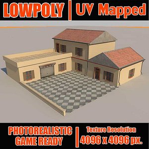 Lowpoly building LPBldX82