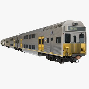 3d model city rail k set