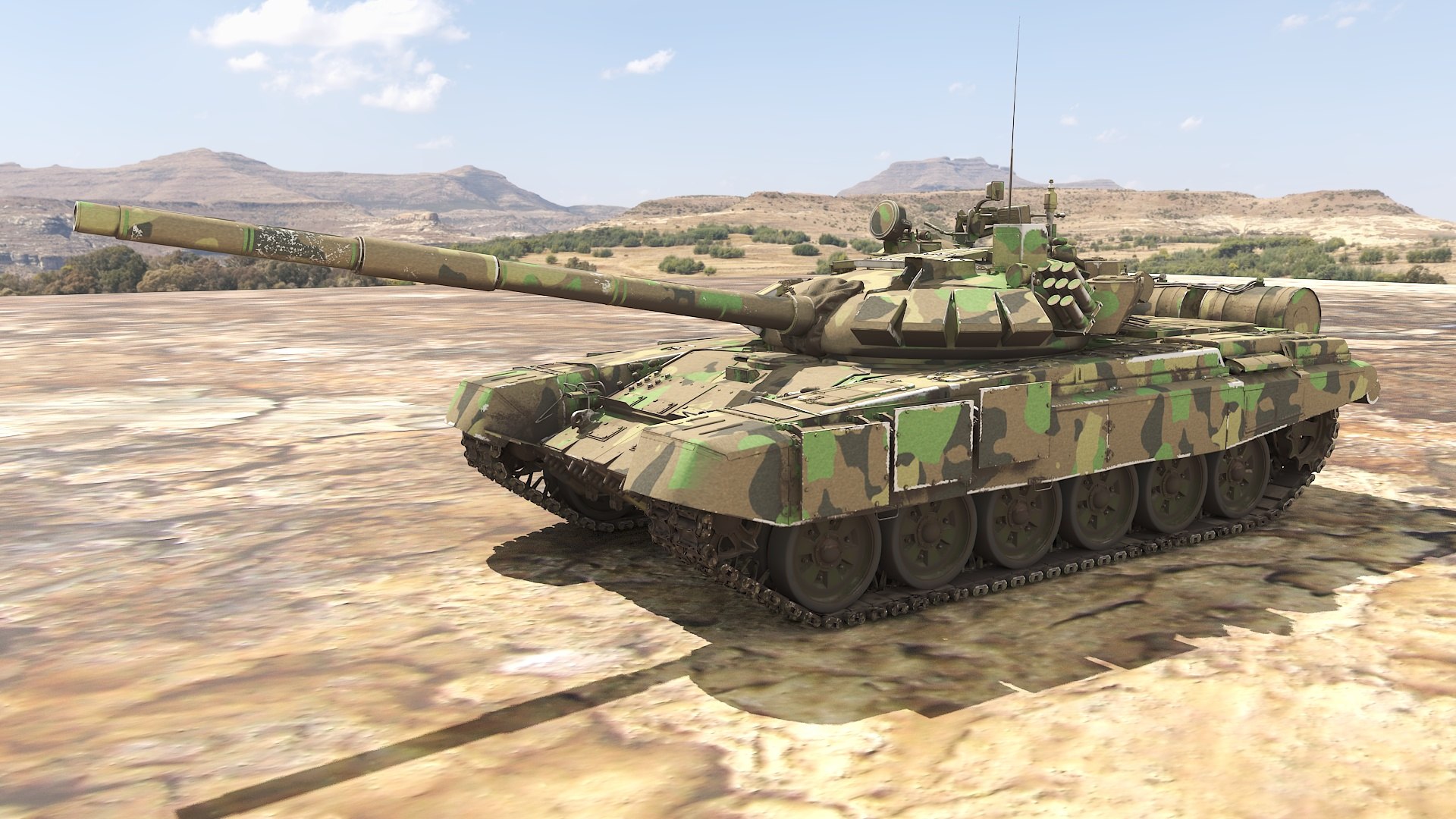 Tank T72 Model - TurboSquid 2079267