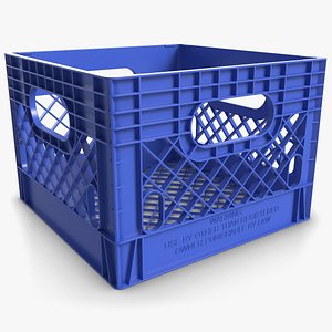 plastic crate 3D model