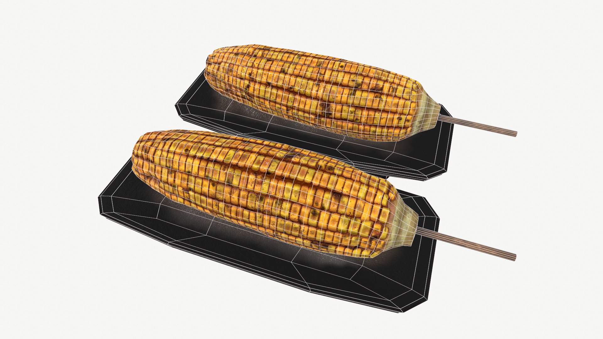 Grilled corn 3D - TurboSquid 1931213