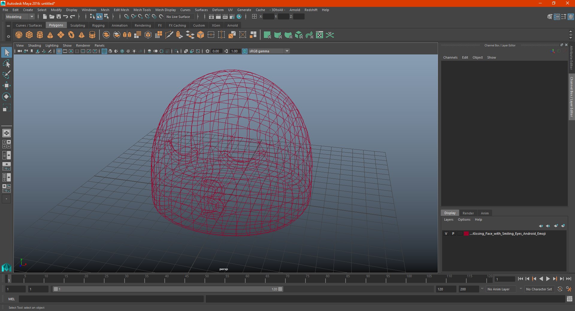 3D Model Kissing Face With Smiling Eyes Android Emoji - TurboSquid 1823756
