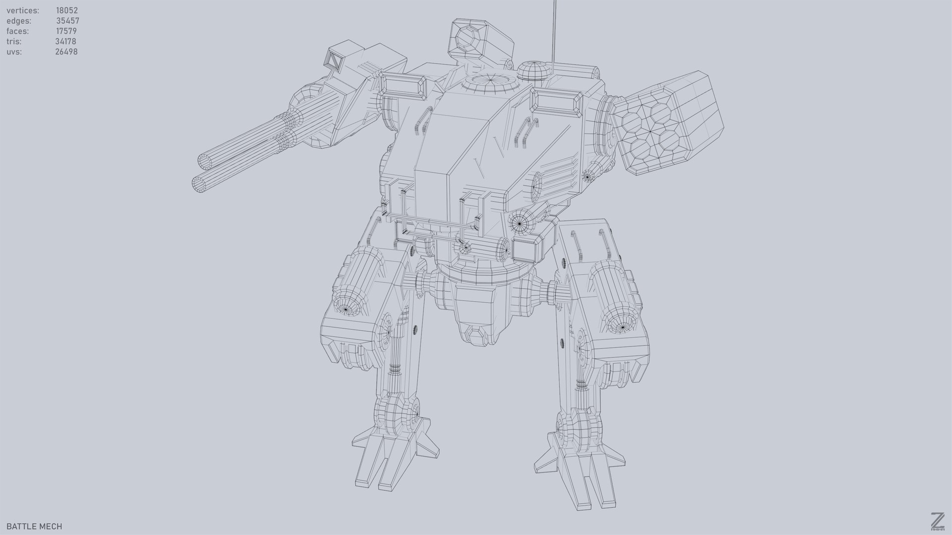 Battle mech 3D https://p.turbosquid.com/ts-thumb/9G/I3WvR6/kE/battle_mech_03_wireframe01/png/1749337463/1920x1080/fit_q87/d3cc07bfe92faf9fdaf3843bbe152644c084026a/battle_mech_03_wireframe01.jpg