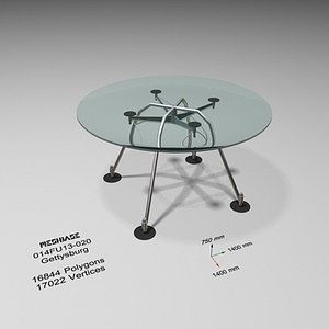 3d table glass -