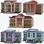 Low Poly Buildings Collection 1