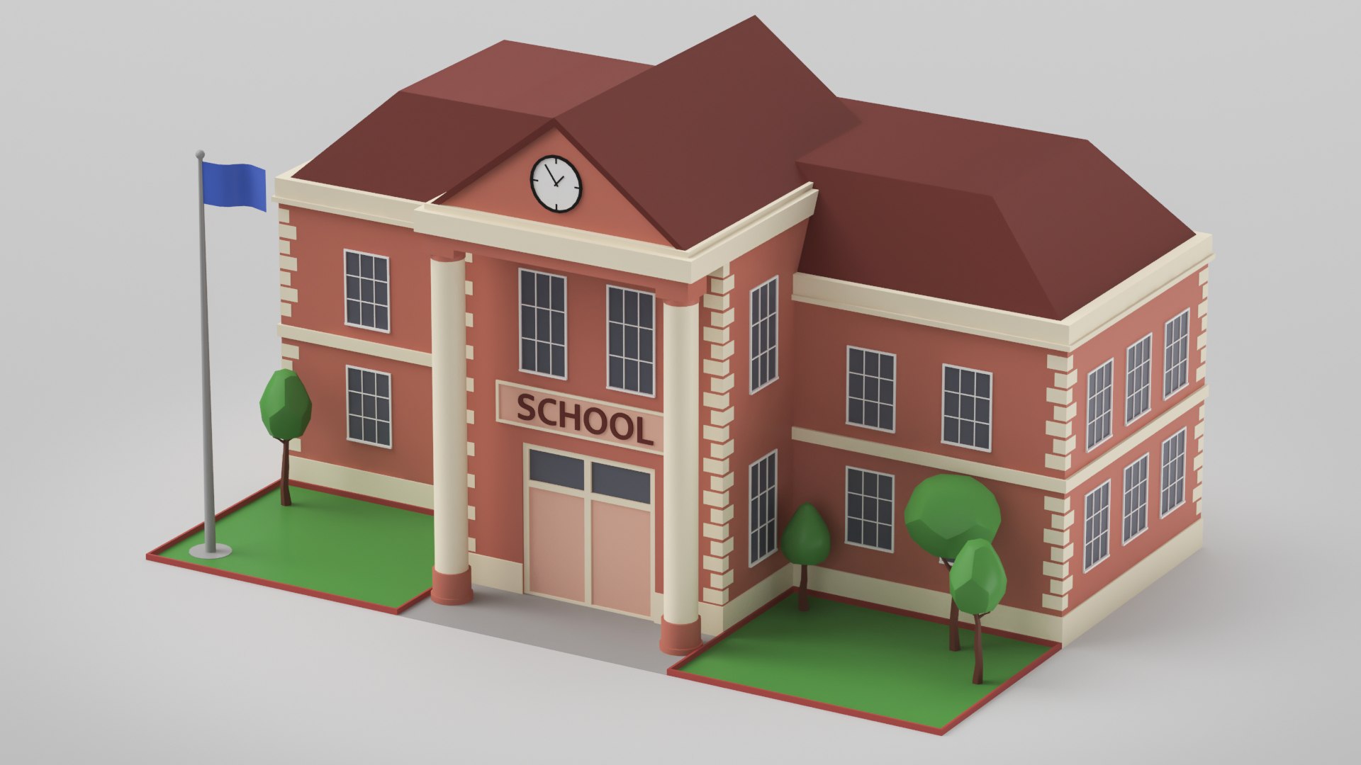 3D Low Poly Buildings Collection 1 https://p.turbosquid.com/ts-thumb/9G/KrxW70/lO/cartoonschool028/jpg/1663688944/1920x1080/fit_q87/2dc0afbe785a23050ff7d61d5ef16ff648c38bcd/cartoonschool028.jpg