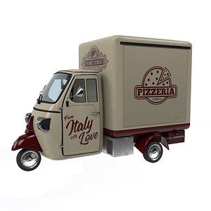 Piaggio ape pizza trailer