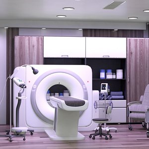 3D model mri room exam