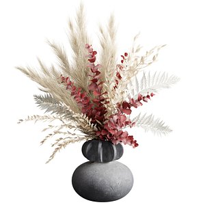 Dry Bouquet Deco 15 3D model