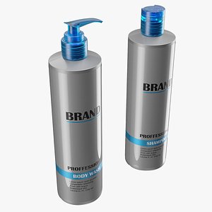 Body Wash and Shampoo bottles
