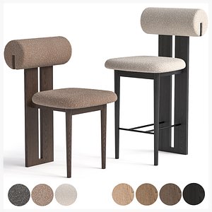 Norr11 Hippo chairs 3D model