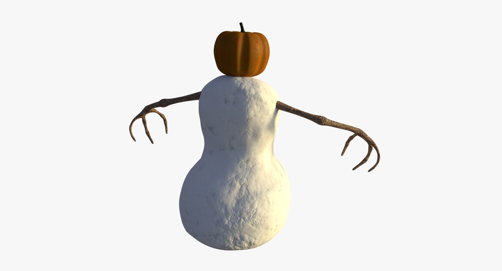 3D Evil Snowman - TurboSquid 1167838