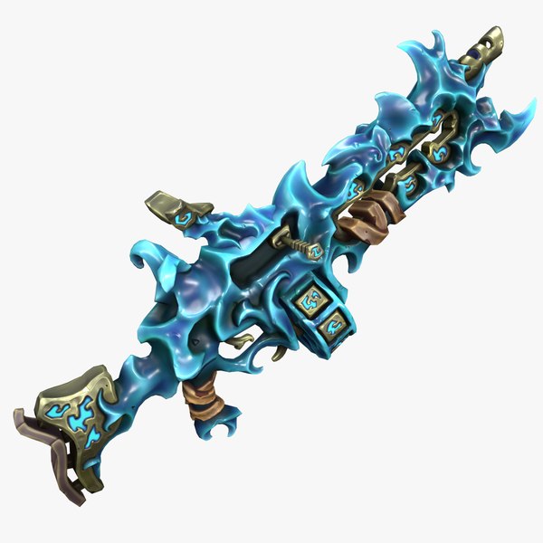 modelo 3d rifle de asalto rúnico - TurboSquid 2262722