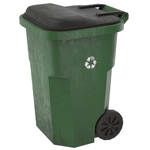 garbage container 1 3D