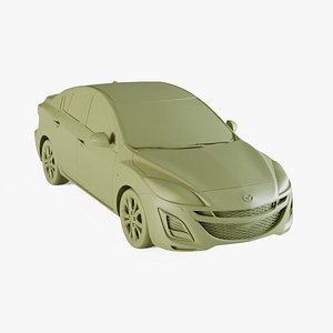 Mazda sedan 3 2011 3D model