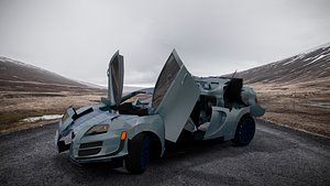 transformer autobot car animation 3D