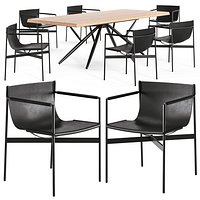 Lucrezia chair bridge table set