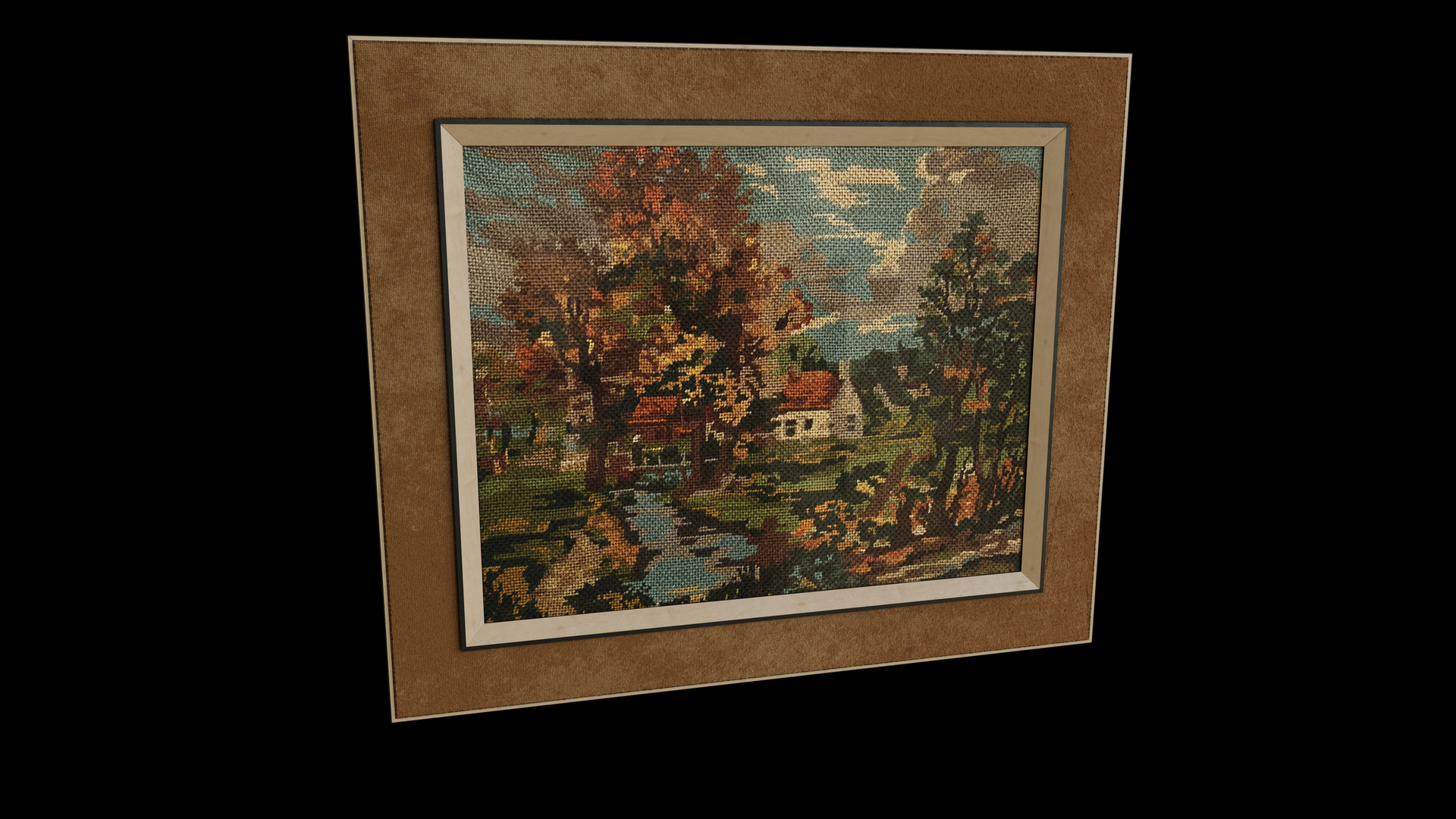 Farm Weave Painting 3D model https://p.turbosquid.com/ts-thumb/9G/xeF1dN/tm/farmturntable00/jpg/1627461296/1920x1080/turn_fit_q99/8baf2d28d80446748a0c2f68b8c40cae1d68b85c/farmturntable00-1.jpg