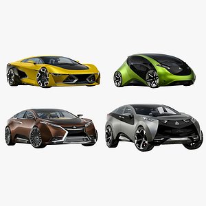 Generic Futuristic Car Collection Vol 1