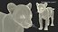Leopard Cub Rigged with Fur 3D