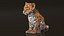 Leopard Cub Rigged with Fur 3D
