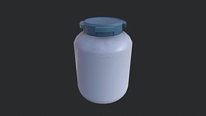 bioplastic drum 01 3D