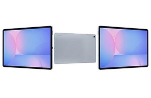 Samsung Galaxy Tab S10 FE Plus All Colors Low Poly 3D model