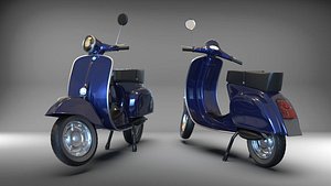 vespa scooter 3d model