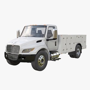 International MV Service Truck 3D model