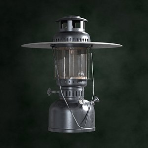 3D model Oil lantern lamp