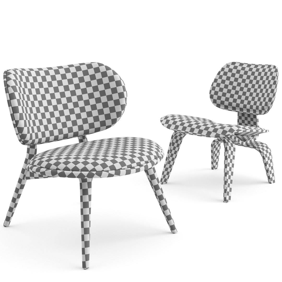 3D model armchairs lounge chair vitra TurboSquid 1615966