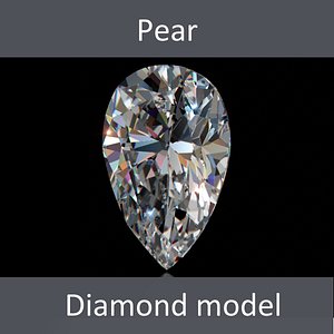 lwo pear diamond cut