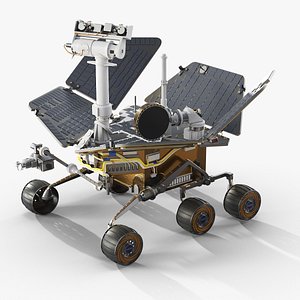 NASA Mars Exploration Rover Spirit Rigged for Maya