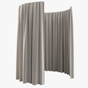 Curtain semicircular straight 2