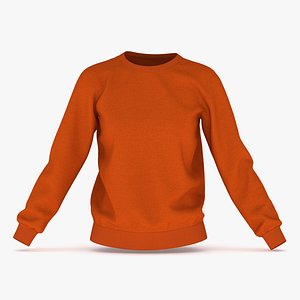 3D Sweatshirt For Woman Orange model