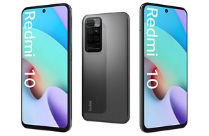 Xiaomi Redmi 10 Carbon Gray Low Poly